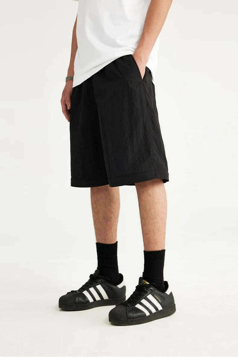 Detachable Waterproof Nylon Shorts/Trousers for Y2K Fashion Enthusiasts