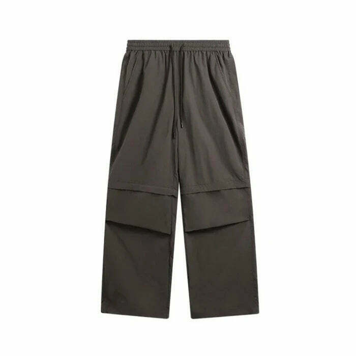 Detachable Waterproof Nylon Shorts/Trousers for Y2K Fashion Enthusiasts
