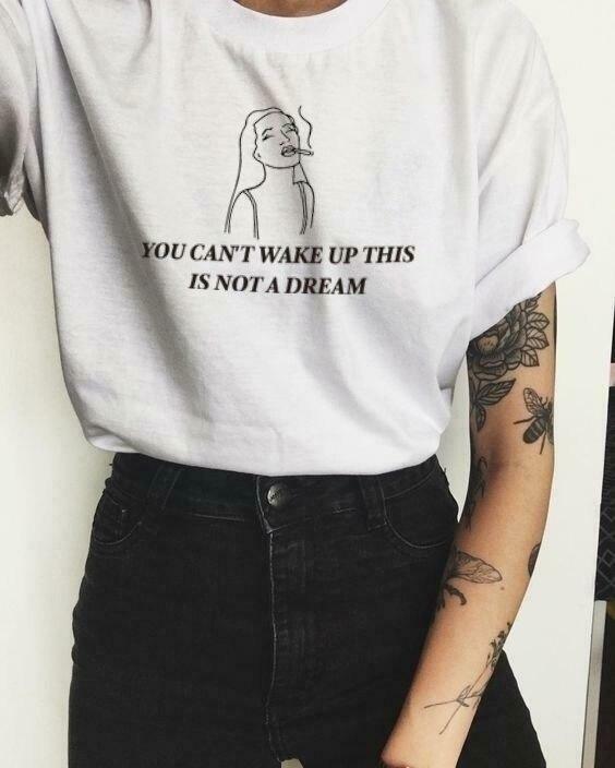 Dreamy Y2K Aesthetic Tee: Coquette Style Grunge Fashion Shirt for Women