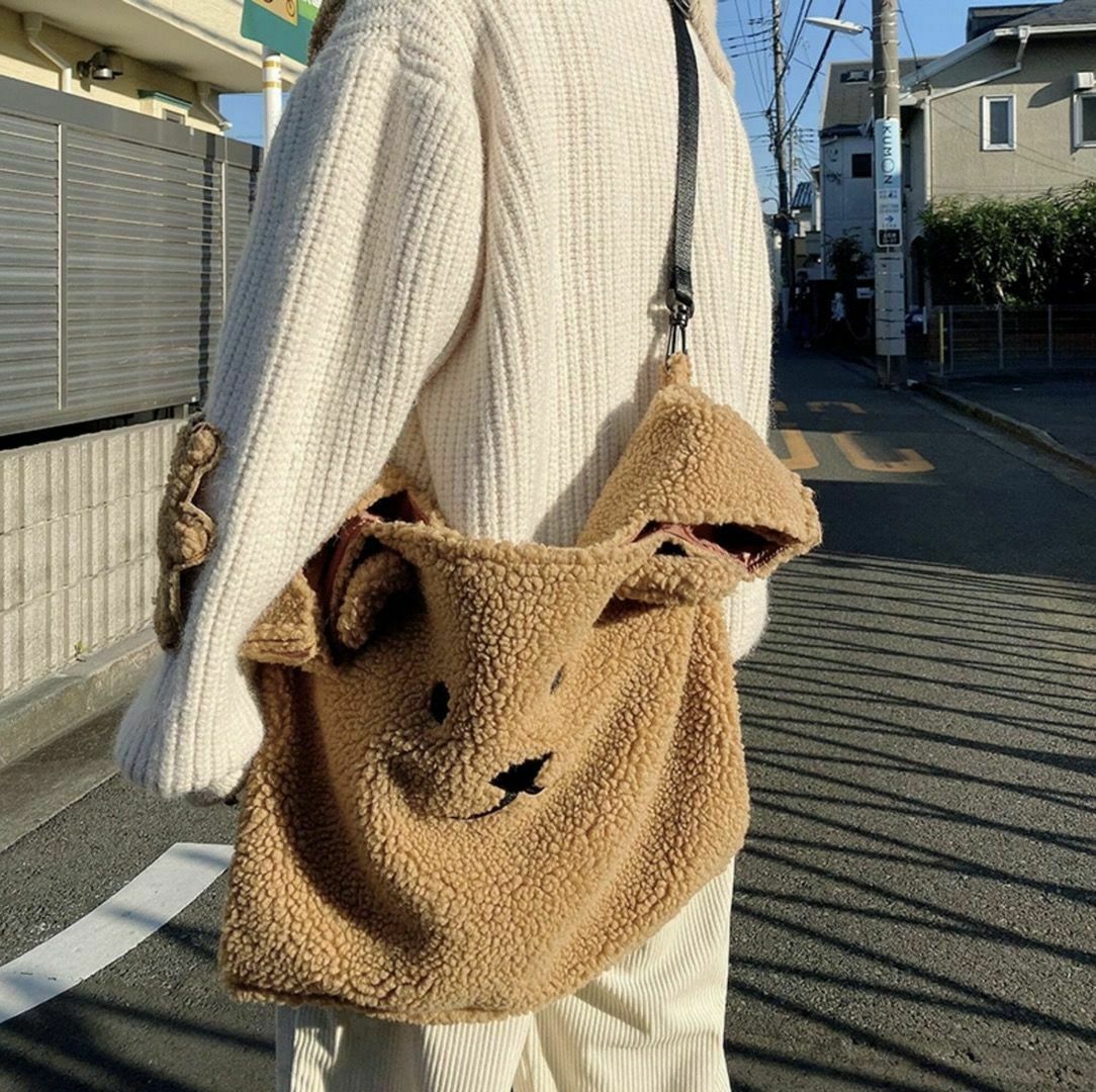 Dusty Bear Knit Pullover - Y2K Aesthetic with Grunge & Coquette Style