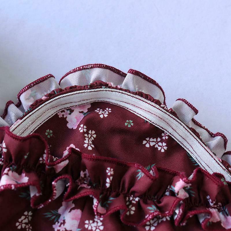 Edel Cottagecore Ruffle Floral Dress - Vintage Y2K Fashion with Coquette Aesthetic