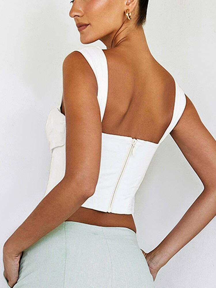 Elegance Unleashed Corset Top - Y2K Fashion Statement with Coquette Aesthetic and Grunge Style