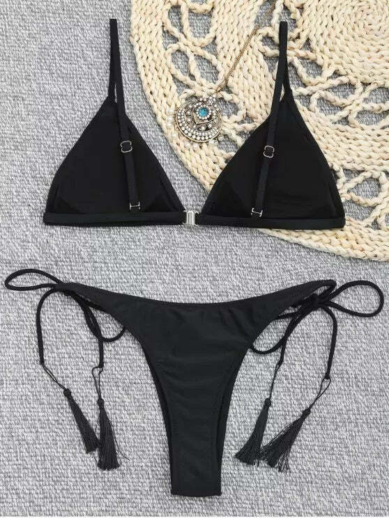 Embroidered Bikini Set: Y2K Fashion Swimwear - Coquette Aesthetic, Gr
