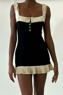 Ethereal Poise Mini Dress: Y2K Fashion with Coquette Aesthetic and Grunge Style