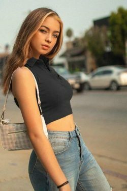 Harper White Collar Top - Y2K Fashion with Coquette Aesthetic, Grunge Style, and Pastel Goth Vibes