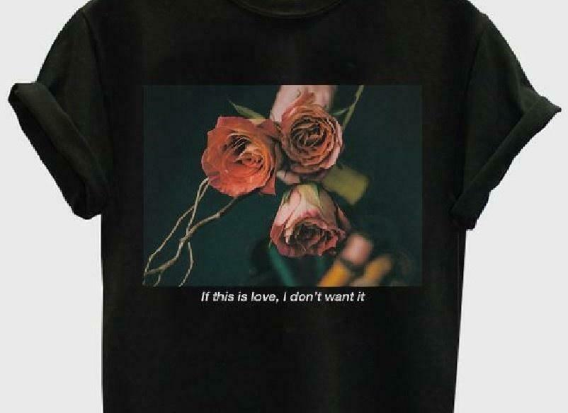 If This Is Love, I Don't Want It Y2K Aesthetic T-Shirt