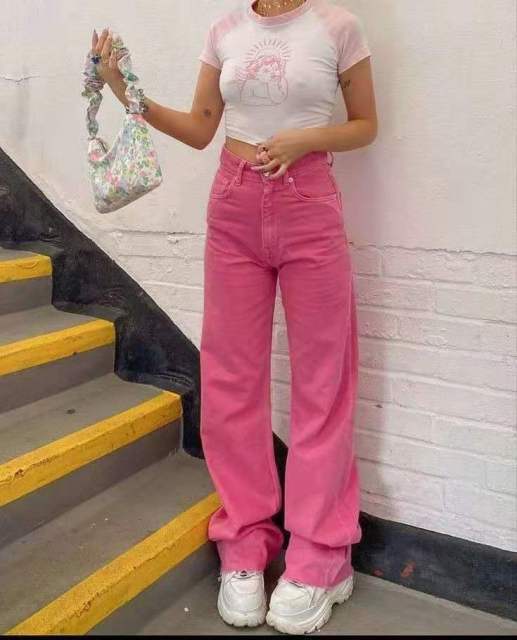 Indie Aesthetic High Waisted Pants for Y2K Fashion Enthusiasts