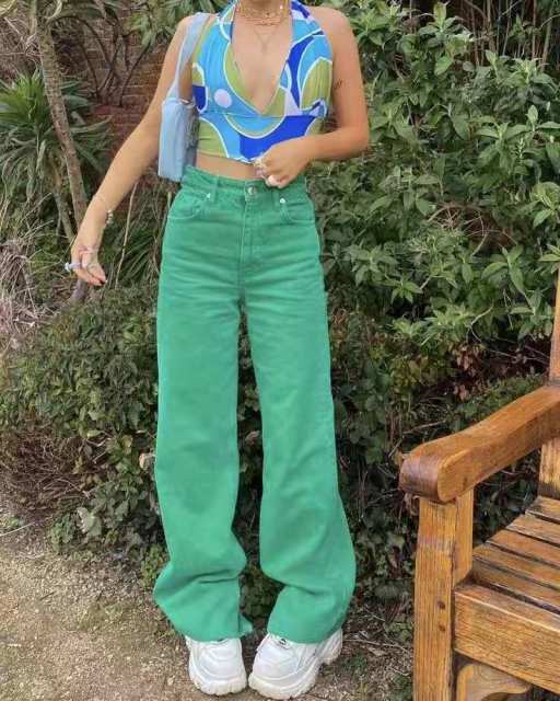 Indie Aesthetic High Waisted Pants for Y2K Fashion Enthusiasts
