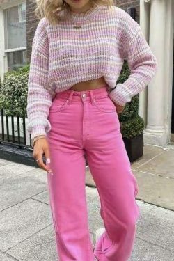 Indie Aesthetic High Waisted Pants for Y2K Fashion Enthusiasts