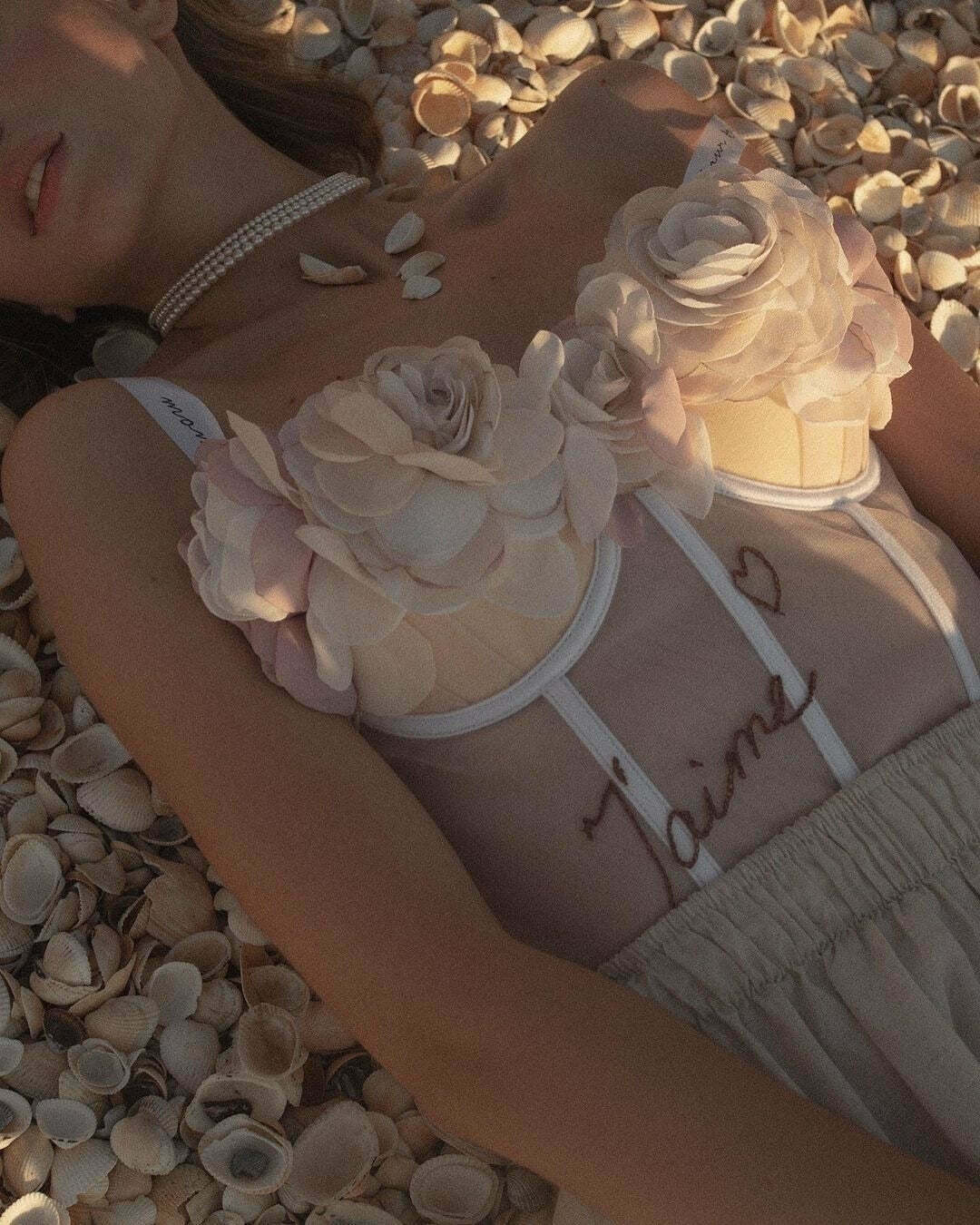 J'aime Floral Corset Top - Y2K Fashion with Coquette Aesthetic, Grunge Style, and Pastel Goth Vibes