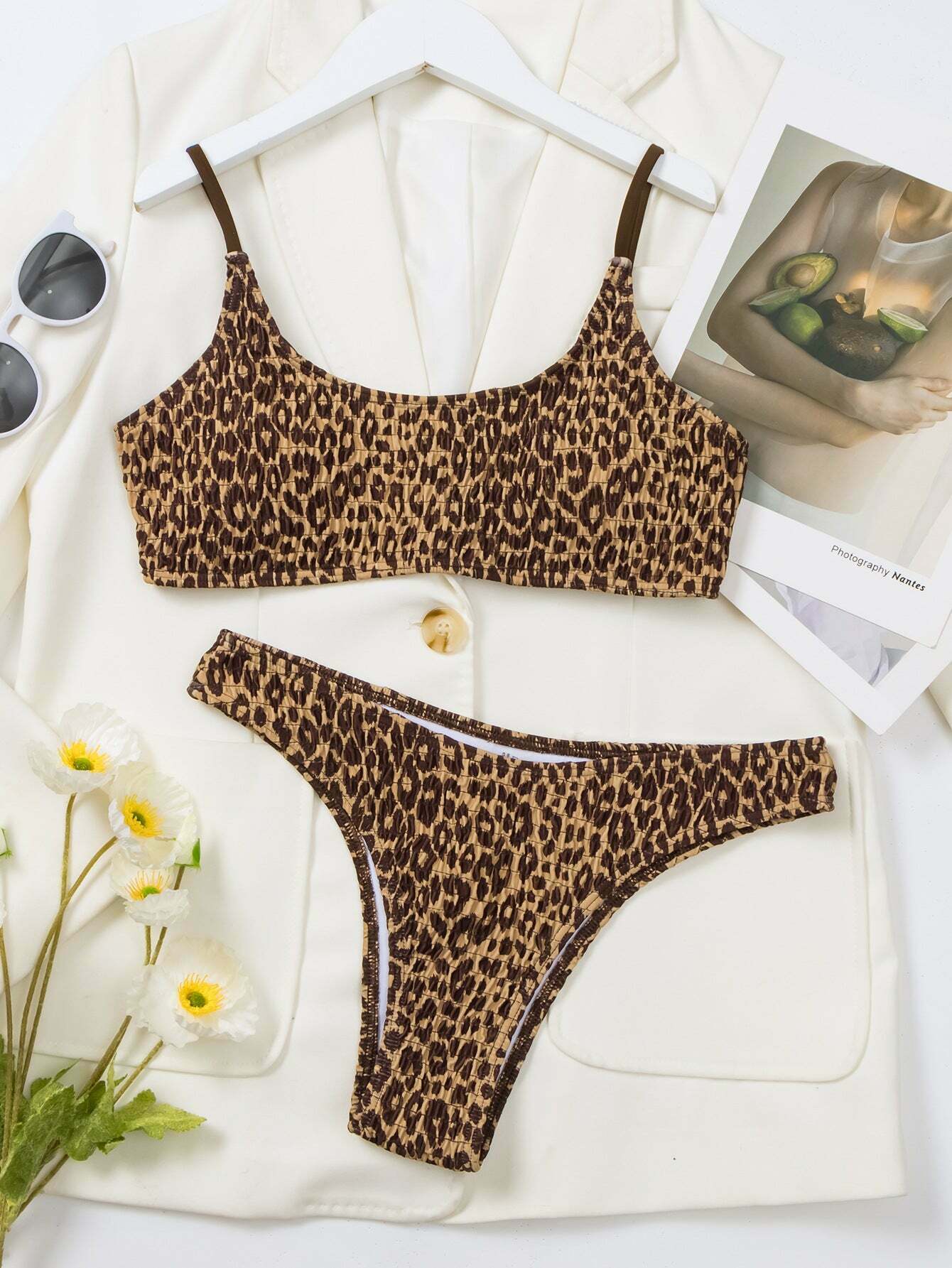 Leopard Print Hits Bikini - Y2K Fashion Swimwear for Women - Coquette Aesthetic with a Wild Twist