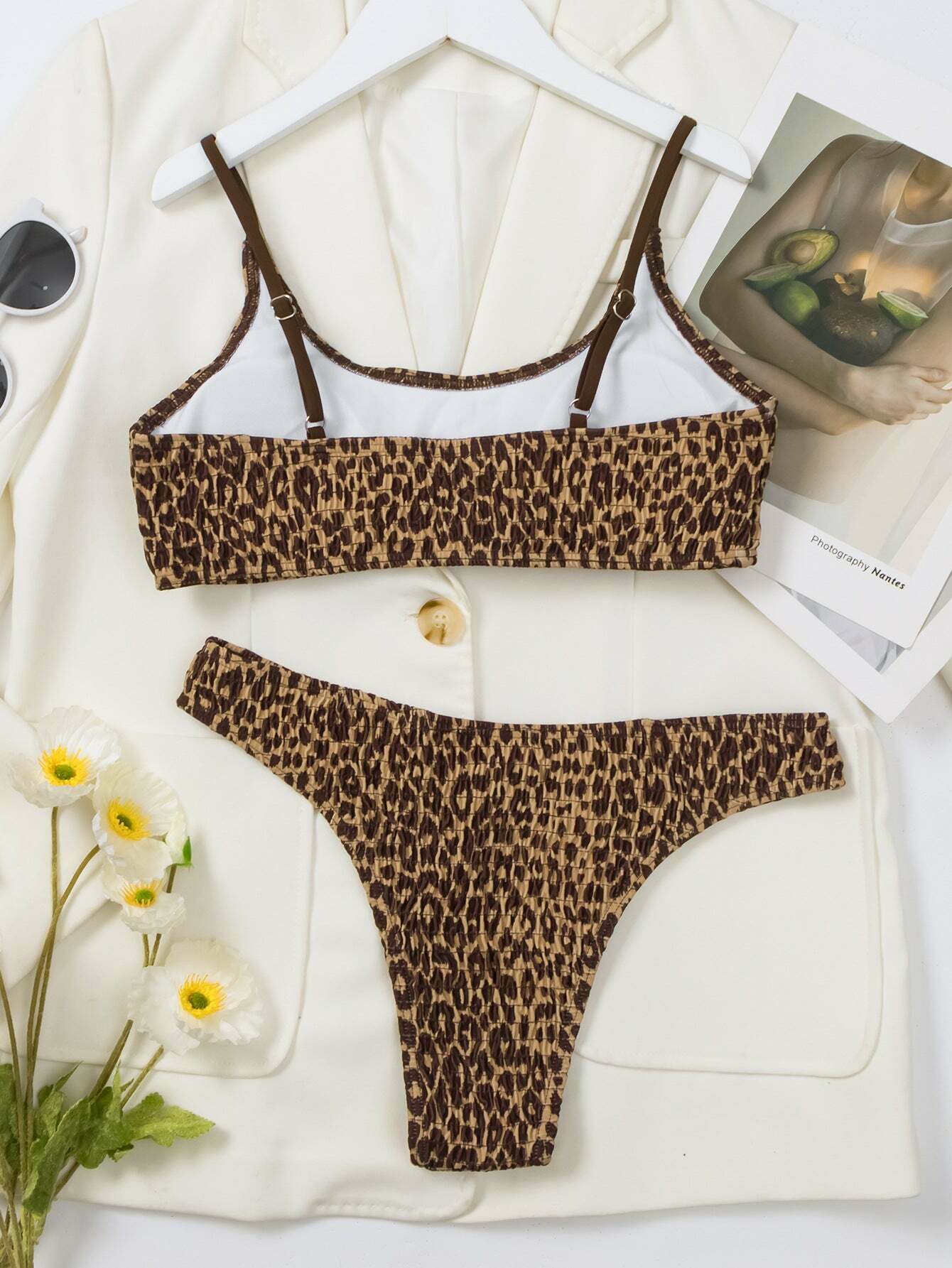 Leopard Print Hits Bikini - Y2K Fashion Swimwear for Women - Coquette Aesthetic with a Wild Twist