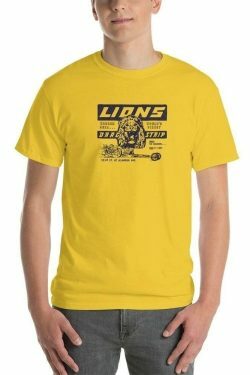 Lions Drag Strip Unisex Tee - Y2K Fashion, Grunge & Coquette Aesthetic
