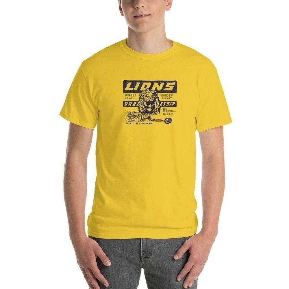 Lions Drag Strip Unisex Tee - Y2K Fashion, Grunge & Coquette Aesthetic