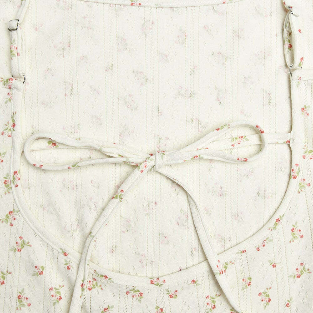 Marble Floral Playsuit - Y2K Fashion Coquette Aesthetic Grunge Style Cute Tops Past