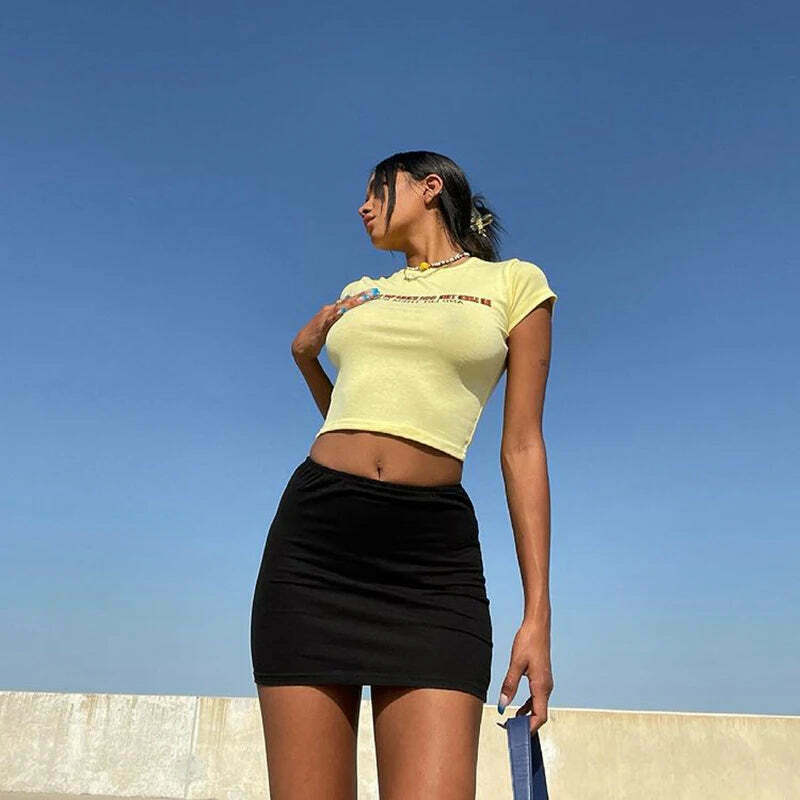 Midnight Mini A-Line Skirt: Y2K Fashion with Coquette Aesthetic, Grunge Style, and Pastel Goth Vibes