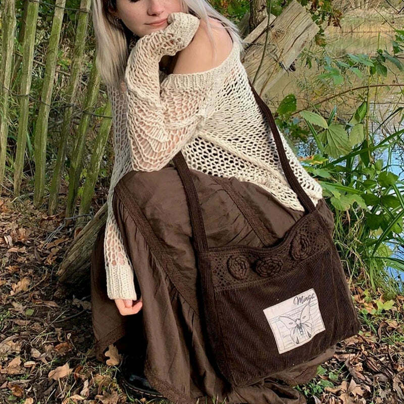 Mocha Lace Pleated Skirt: Y2K Fashion with Coquette Aesthetic, Grunge Style, and Pastel Goth Vibes