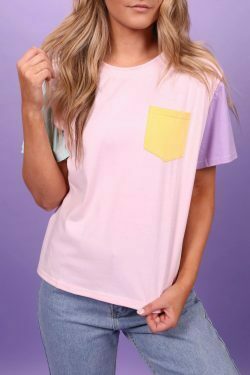 Pastel Patches T-Shirt: Y2K Fashion with Coquette & Grunge Aesthetics, Cute Tops & Cargo Skirt Vibes