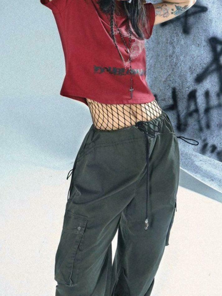 Pixel Star Baby Crop Top - Y2K Fashion Tee - Coquette Grunge Aesthetic - Cute