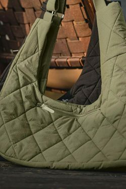 Quilted 2 in 1 Vest/Bag - Y2K Fashion Statement with Coquette Aesthetic and Grunge Style