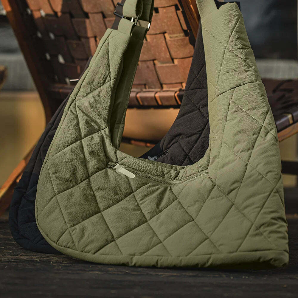 Quilted 2 in 1 Vest/Bag - Y2K Fashion Statement with Coquette Aesthetic and Grunge Style