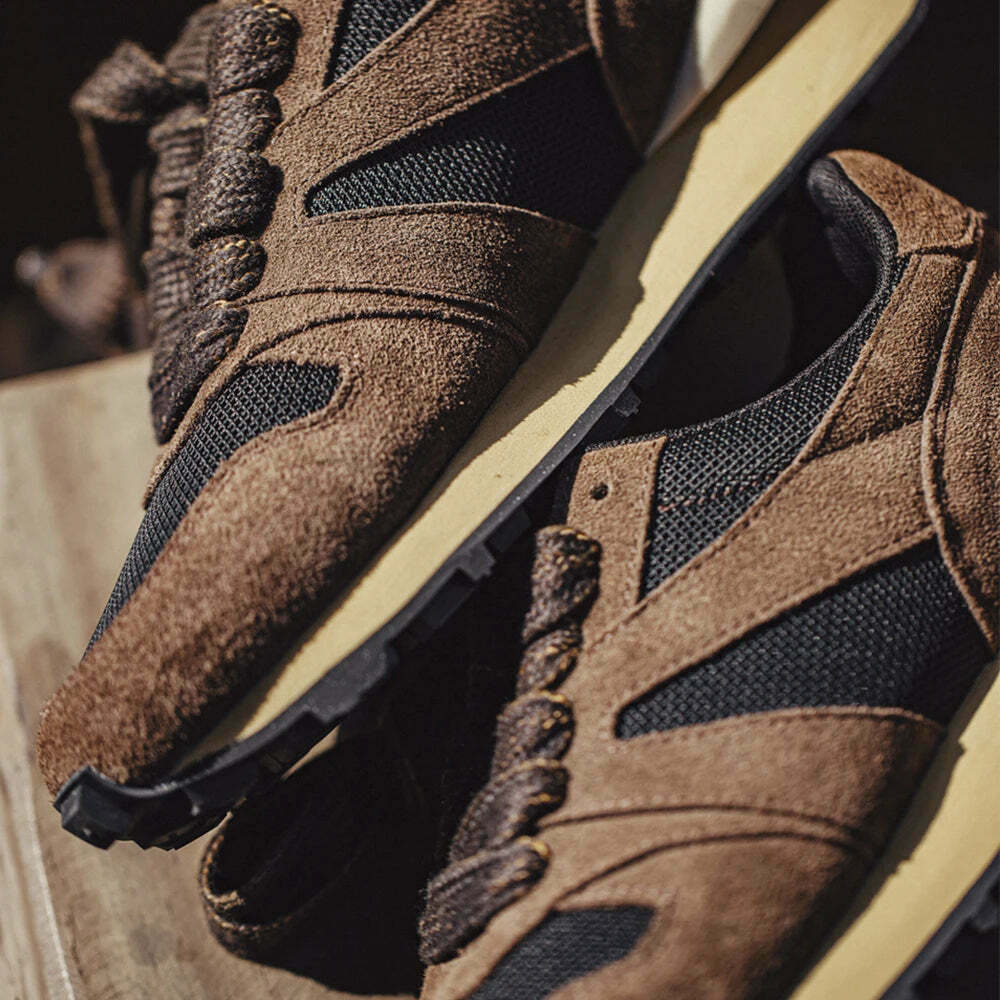 Retro Bumper Sneakers - Brown/Black, Y2K Fashion Aesthetic Shoes for Women