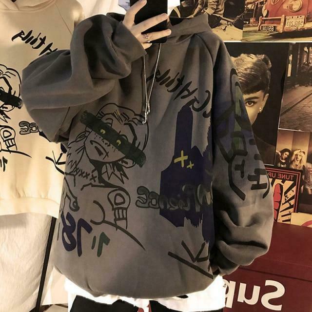 Retro Godzilla Hoodie - Y2K Fashion Statement with a Coquette Aesthetic Twist