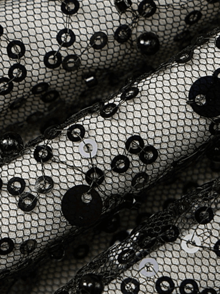 Sequin Bodycon Slip Mini Dress for Y2K Fashion Enthusiasts
