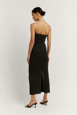 Serene Sunset Tube Dress - Y2K Fashion with Coquette Aesthetic, Grunge Style, and Pastel Goth Vibes