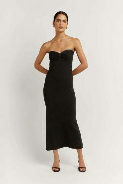 Serene Sunset Tube Dress - Y2K Fashion with Coquette Aesthetic, Grunge Style, and Pastel Goth Vibes