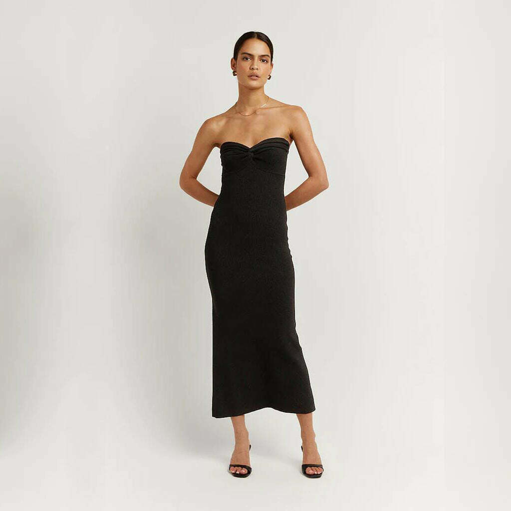 Serene Sunset Tube Dress - Y2K Fashion with Coquette Aesthetic, Grunge Style, and Pastel Goth Vibes