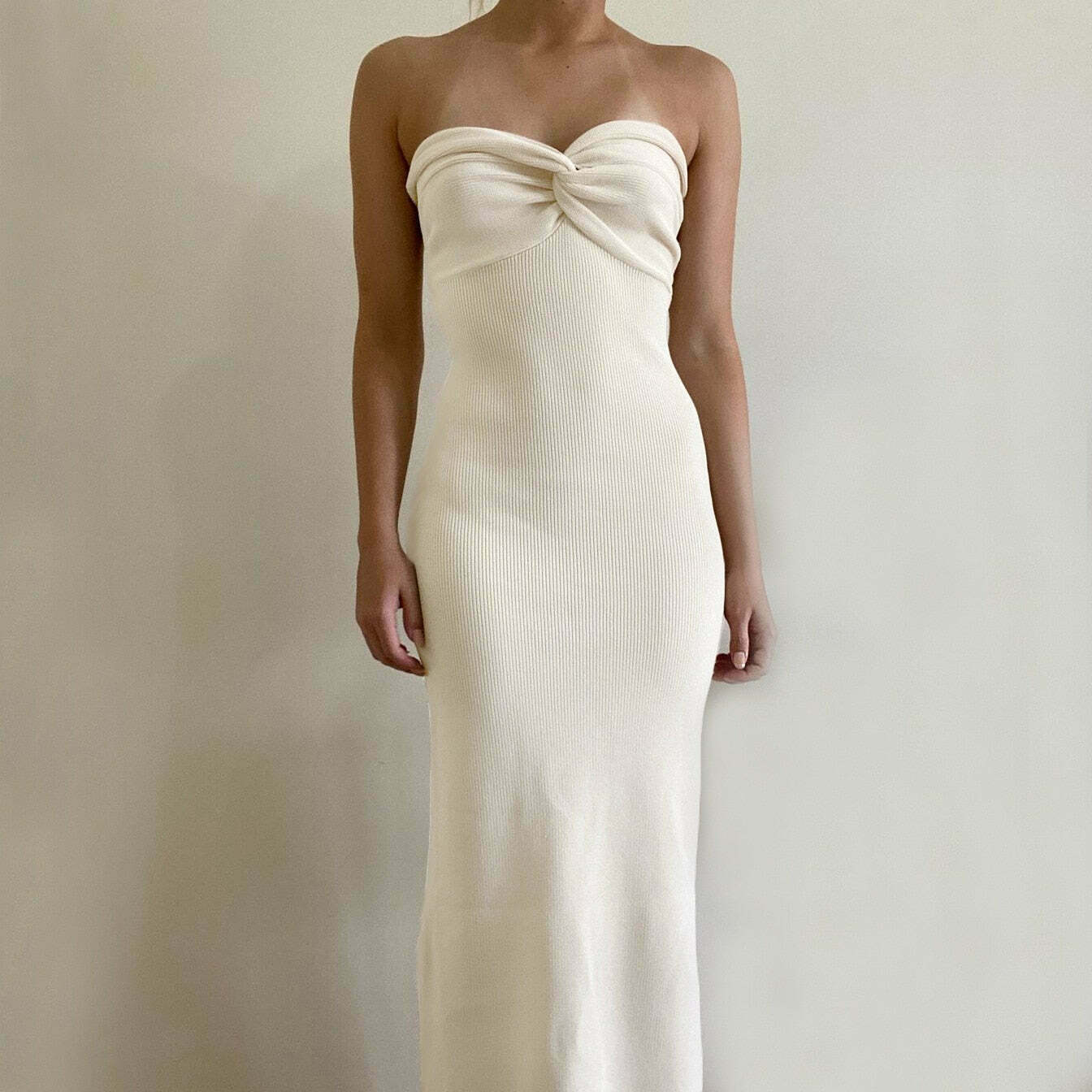 Serene Sunset Tube Dress - Y2K Fashion with Coquette Aesthetic, Grunge Style, and Pastel Goth Vibes