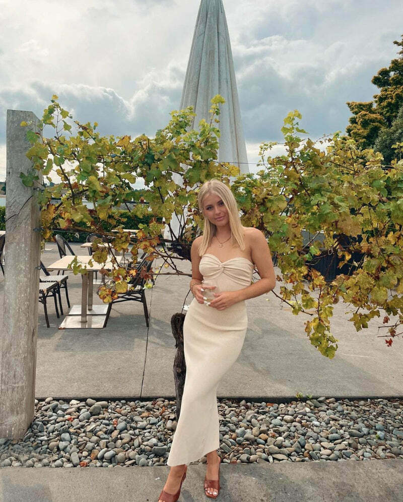 Serene Sunset Tube Dress - Y2K Fashion with Coquette Aesthetic, Grunge Style, and Pastel Goth Vibes