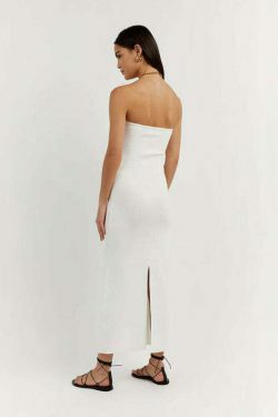 Serene Sunset Tube Dress - Y2K Fashion with Coquette Aesthetic, Grunge Style, and Pastel Goth Vibes