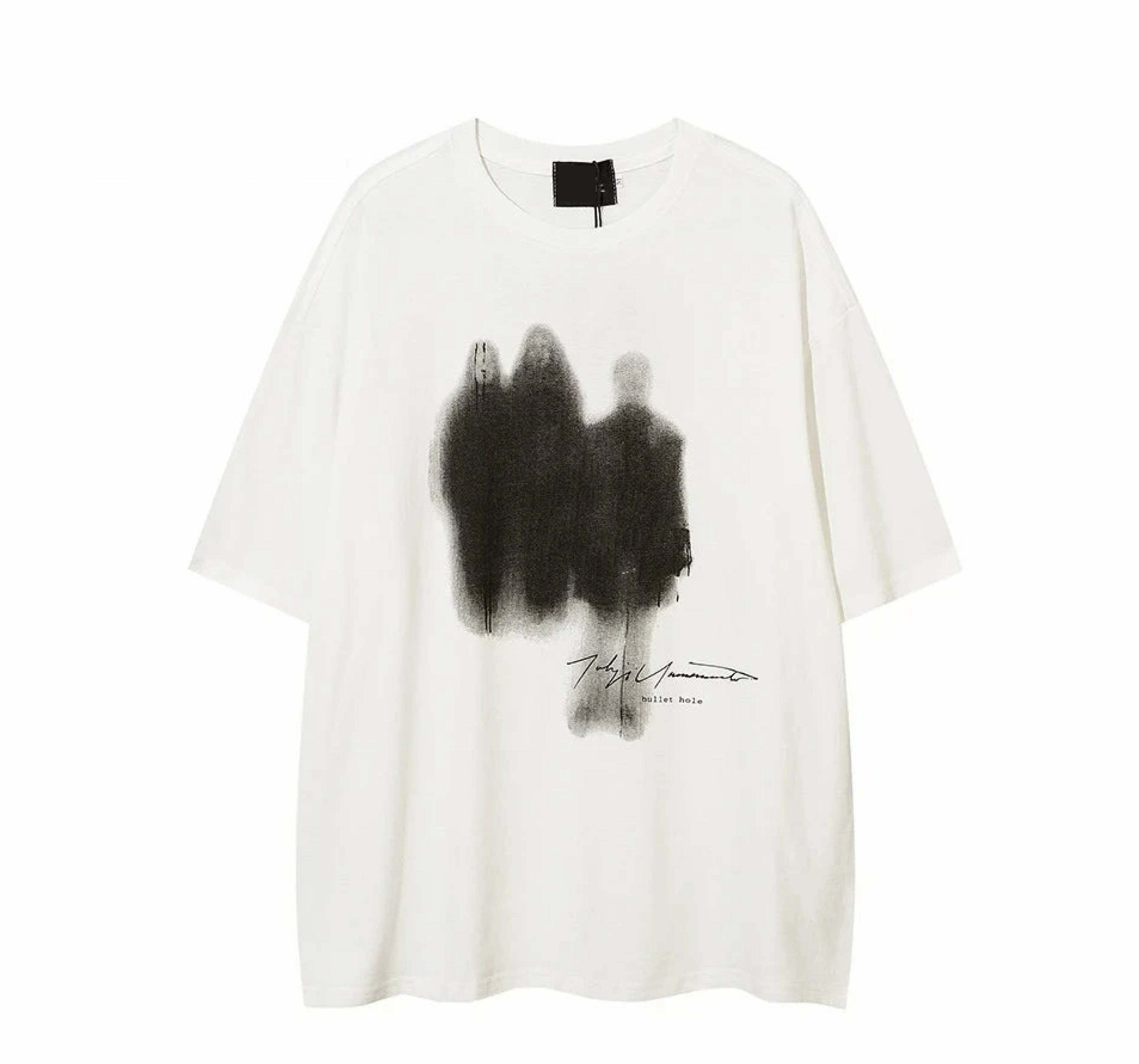 Shadow People Graphic Tee - Y2K Fashion Aesthetic Top for Women - Coquette Style Grunge Outfit