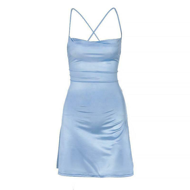 Shirley Lace Up Mini Dress - Y2K Fashion Coquette Aesthetic Grunge Style Cute Tops Cargo Skirt