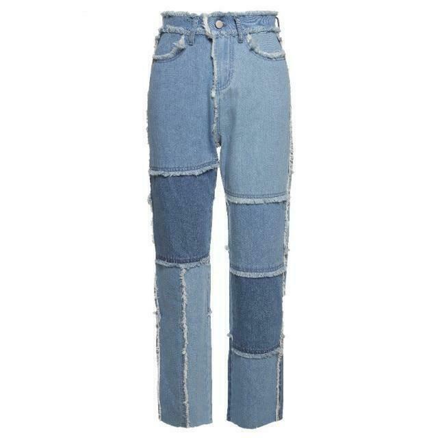 Soft Aesthetic Plaid Stitching Pants - Y2K Fashion Women's Clothing