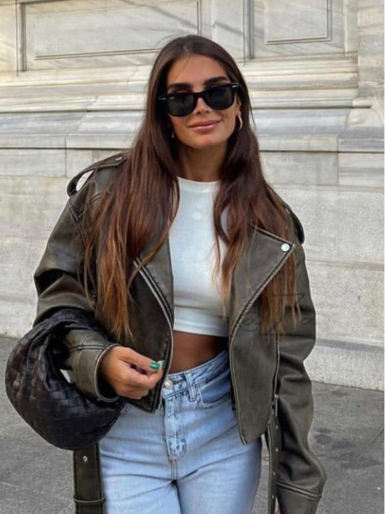 Soho Slick Leather Jacket - Y2K Fashion Statement for Women with Coquette and Grunge Aesthetic
