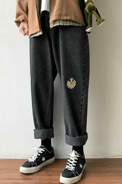 Spring Sensation Daisy Jeans - Y2K Fashion Statement for Women