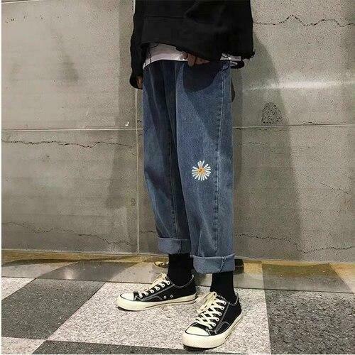 Spring Sensation Daisy Jeans - Y2K Fashion Statement for Women