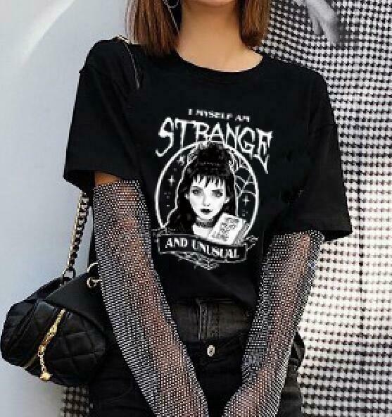 Strange & Unusual Aesthetic Tee - Y2K Fashion, Coquette & Grunge Style,