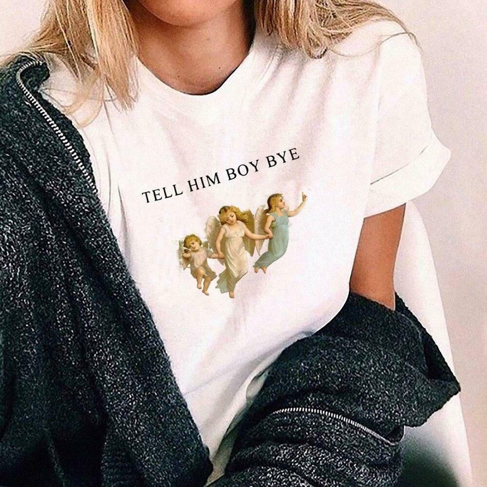 Tell Him Boy Bye T-Shirt - Y2K Fashion Statement with Coquette Aesthetic and Grunge Style