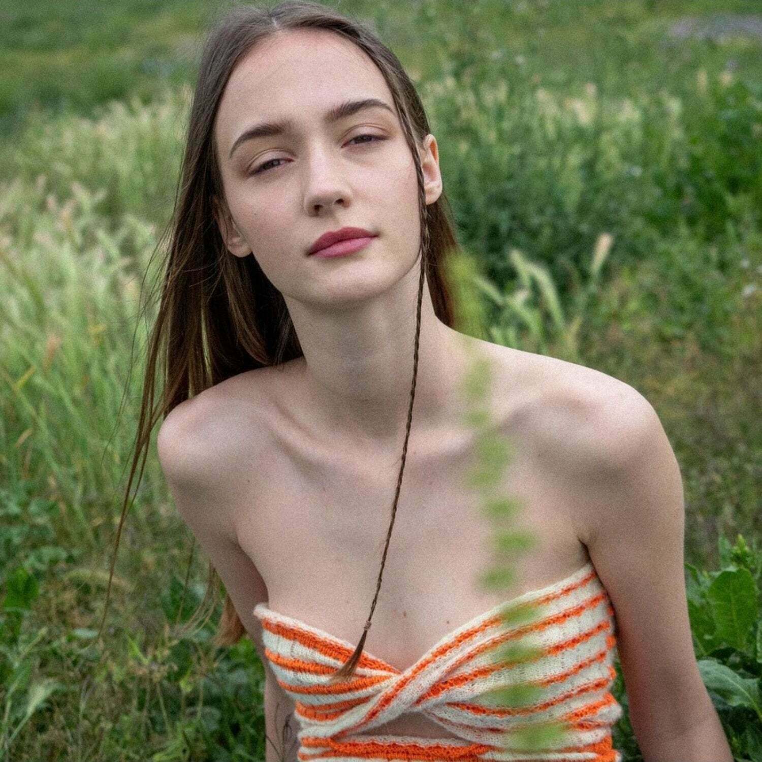 Tropical Tango Tube Top: Y2K Fashion with Coquette Aesthetic, Grunge Style, and Pastel Goth Vibes