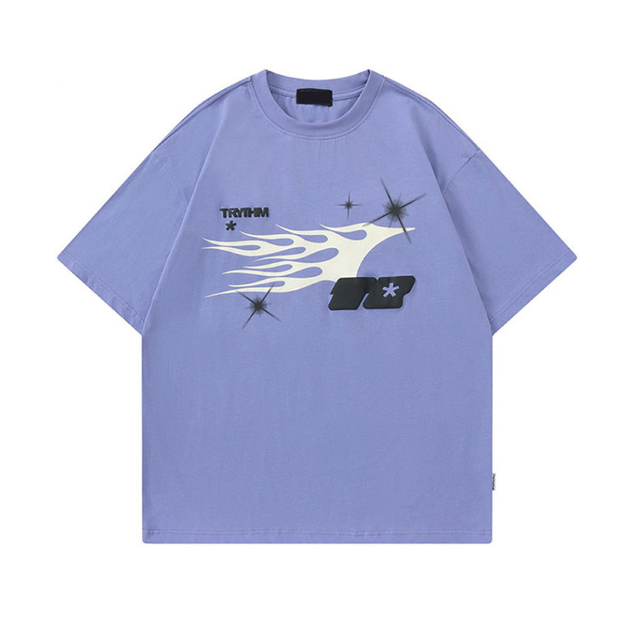 TRYTHM Tribal Y2K Graphic Tee for Women - Coquette Aesthetic Grunge Style with Pastel Goth Vibes