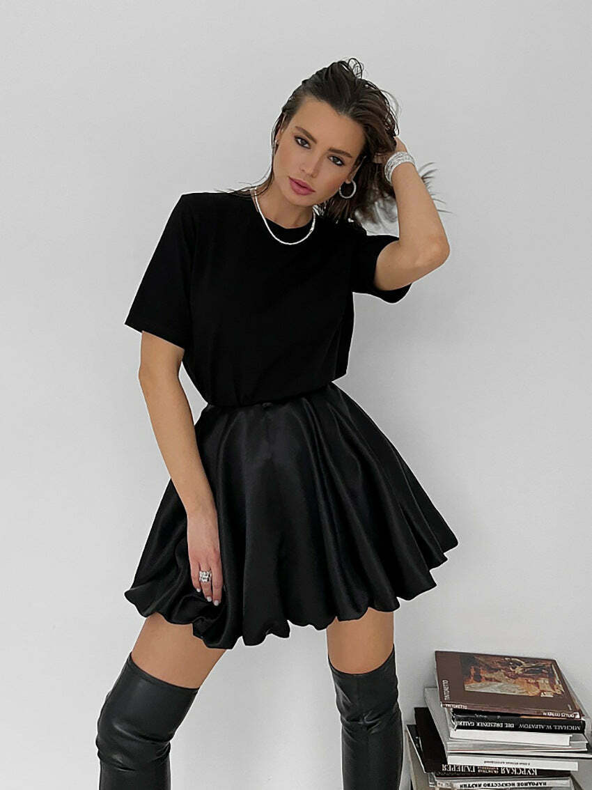 Twirl Tales Pleated Mini Skirt - Y2K Fashion with Coquette & Grunge Aesthetics
