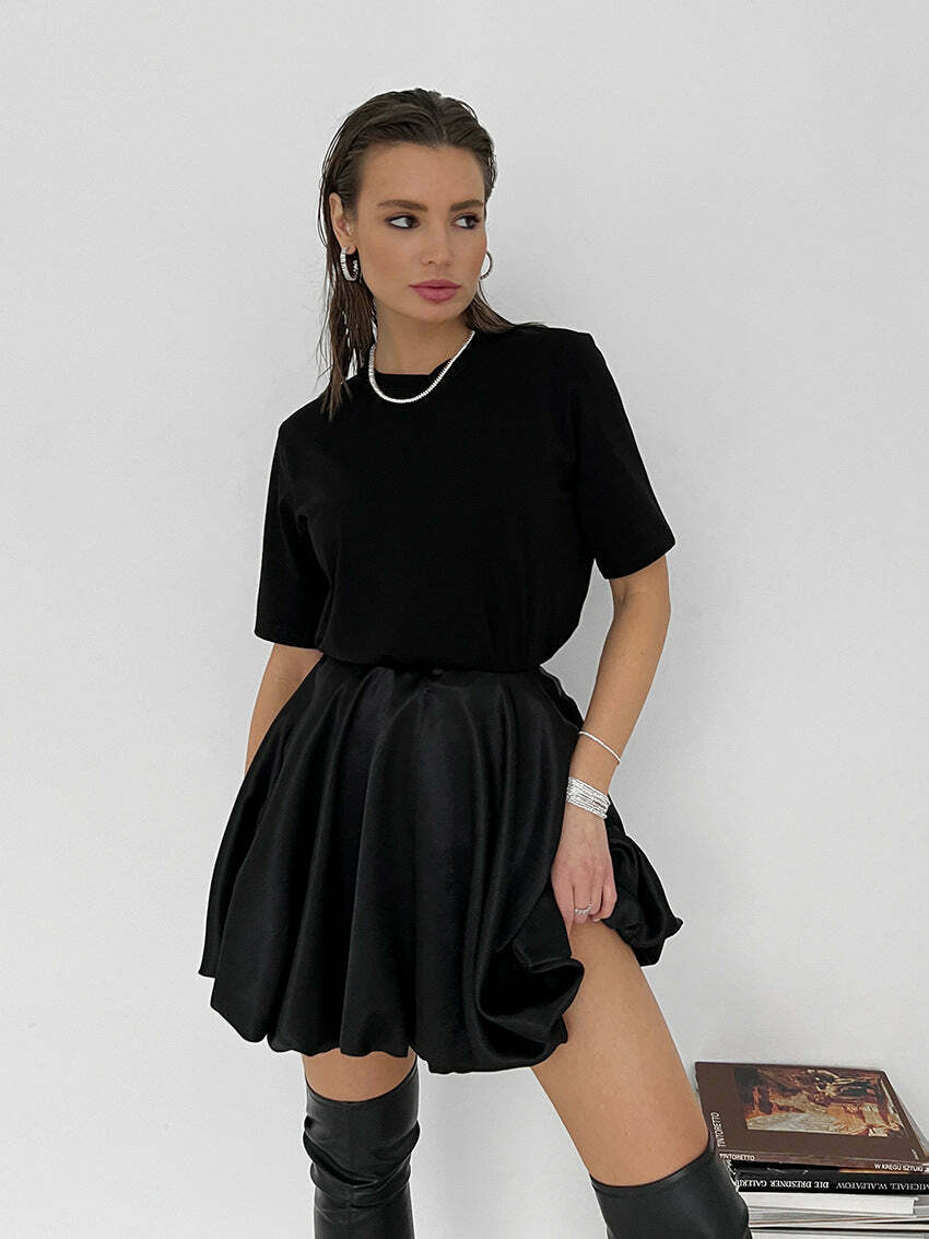 Twirl Tales Pleated Mini Skirt - Y2K Fashion with Coquette & Grunge Aesthetics