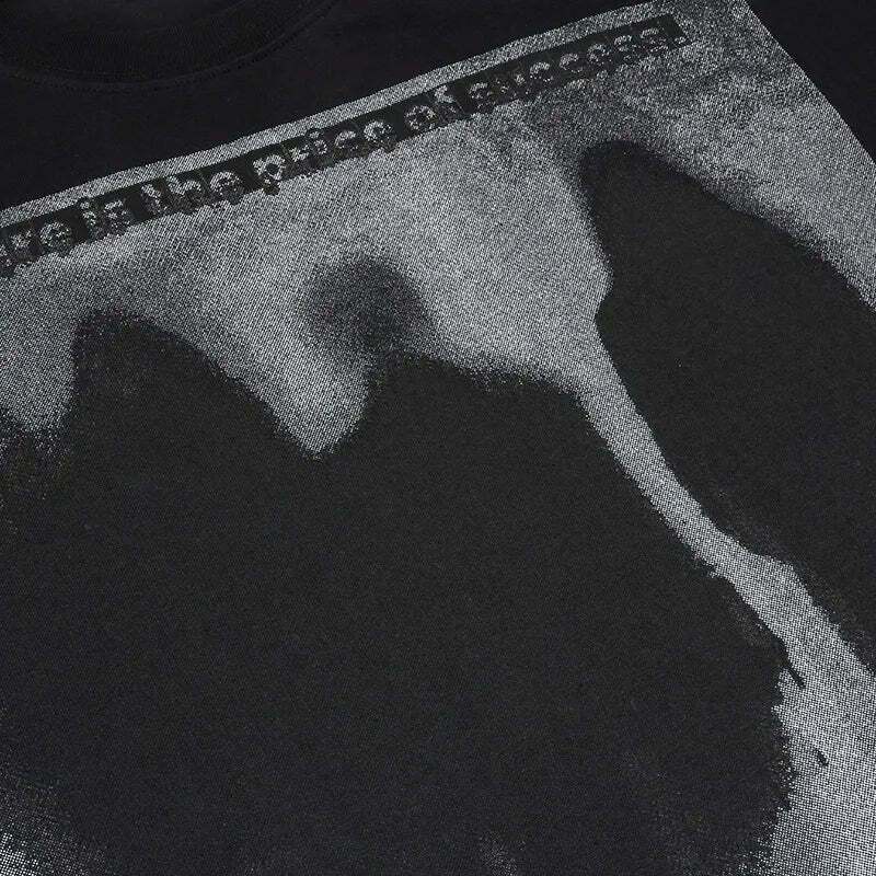 VANCARHELL Gothic Shadow T-Shirt - Y2K Aesthetic Grunge Style Coquette Fashion for Women