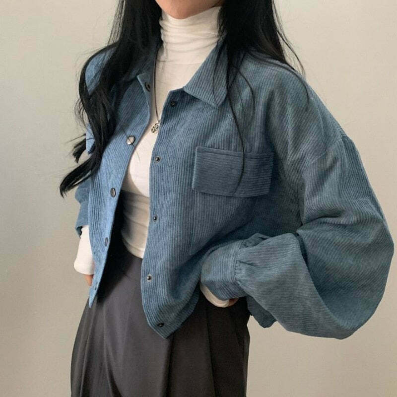 Velvet Valley Jacket - Y2K Fashion Statement with Coquette Aesthetic & Grunge Vibes