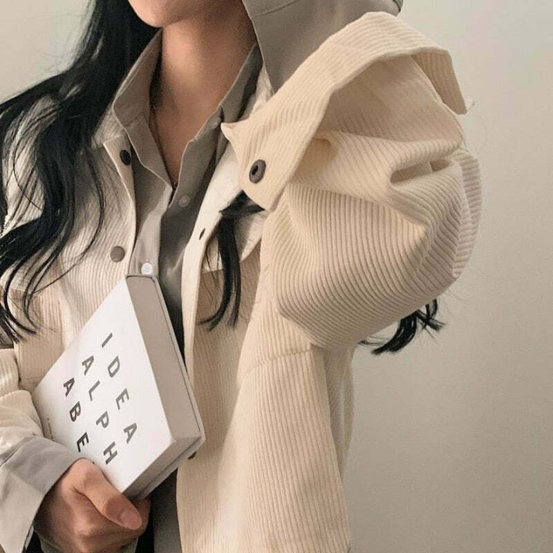 Velvet Valley Jacket - Y2K Fashion Statement with Coquette Aesthetic & Grunge Vibes