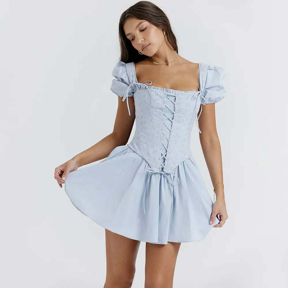 Versatile Vogue Corset Dress: Y2K Fashion with Coquette Aesthetic